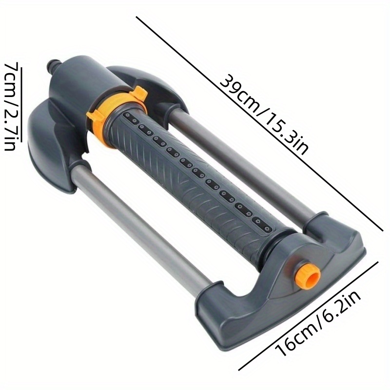 TEMU Lawn Sprinkler, Lawn Rotating Oscillating Sprinkler, Rotating Garden Sprinkler, Water Sprinkler For Home Lawn Garden