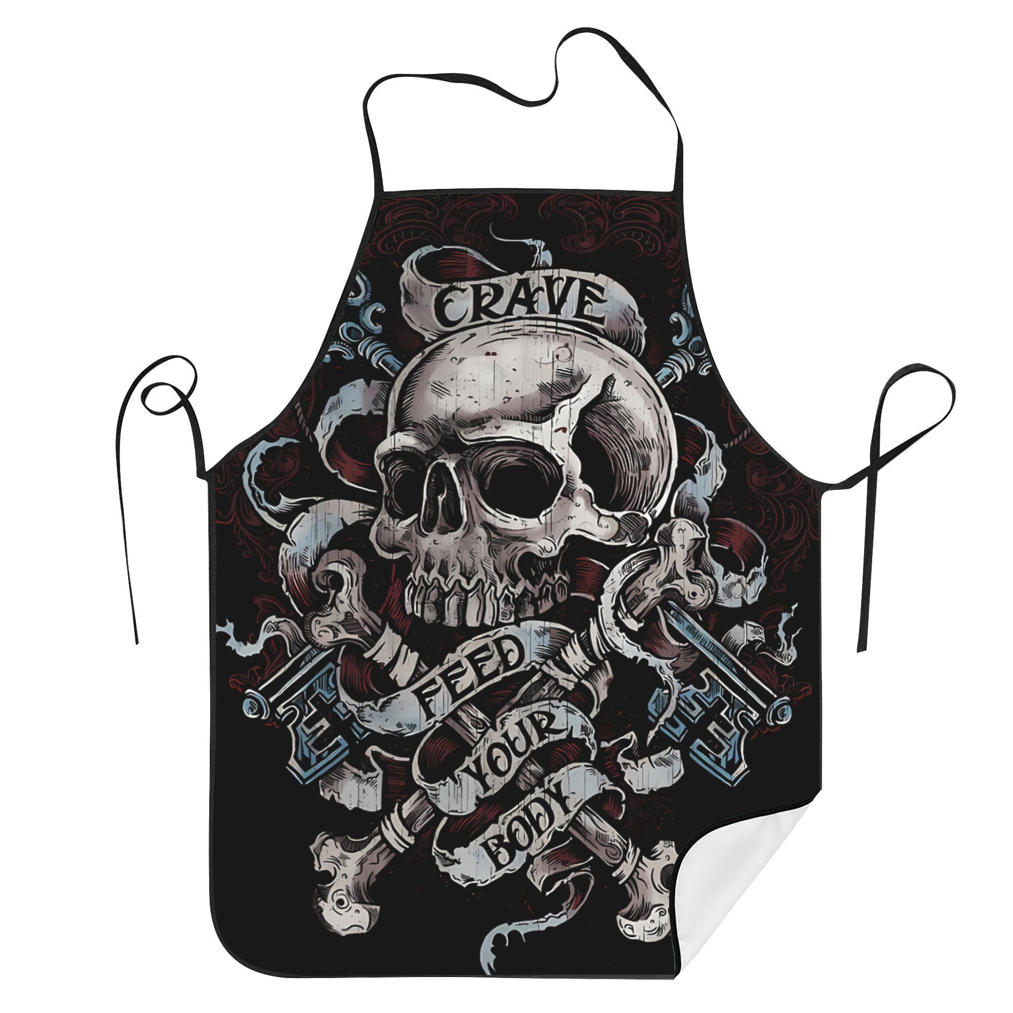 

Retro Key 1pc Adult Size Sleeveless Apron With Pattern Print Bib Kitchen Wear Kitchen Accessories