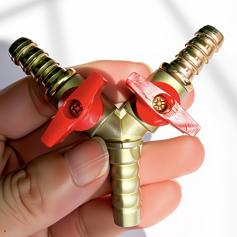 Image of Three-way Y Ball Valve, Heavy-duty Flow Valve, , Used For Diy Projects Of Fuel Transportation, Water Pipes, Air Compressors And Oil Pipes.
