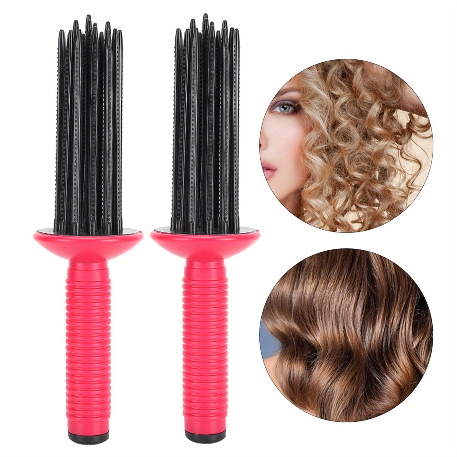 Amazon.com : Comb Massage Hair Comb Roll Curling Hair Brush