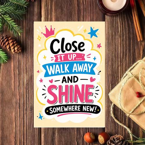 1set quote greeting card for adults ideal for and encouragement