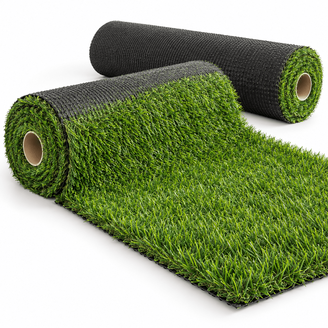 TEMU 3 Rouleaux de Tapis de Gazon Synthétique 1x10m, Hauteur 30mm/ 1.18in, Rouleaux de Gazon Synthétique avec Drainage, Tapis de Pelouse Synthétique