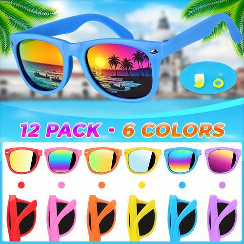 kids glasses bulk valentines day gifts kids glasses party favor neon glasses for kids boys girls goody bag favors birthday party supplies