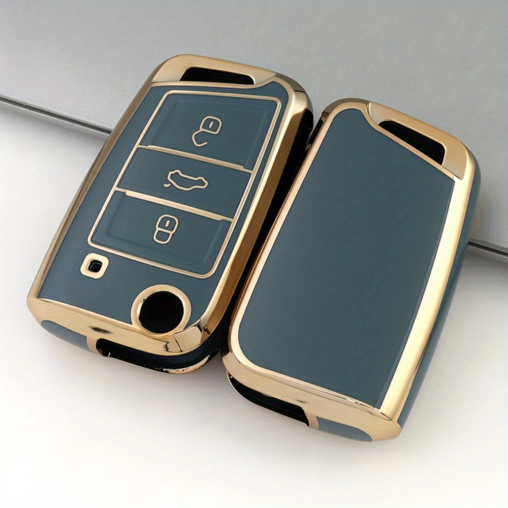 1 Tpu Car Key Case, Compatible With For Mqb, Golf 7, , Tiguan, , Octavia, , Seat - 3- Protector, A Present For A