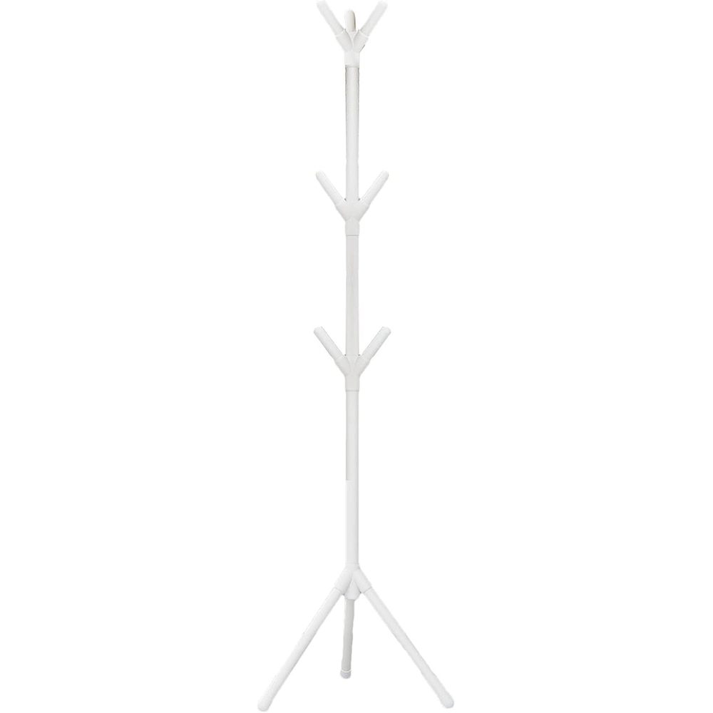 TEMU Perchero de plástico , paquete de 1, diseño de árbol con 9 ganchos que ahorra , capacidad para abrigos, sombreros, bolsos, bufandas y toallas,