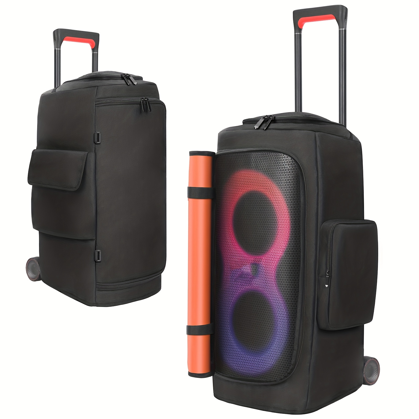 E-shop Lautsprecherkoffer Reise Schutzhülle Aufbewahrungstasche für JBL 320 / 310 Robuste Tasche mit Reißverschluss-Öffnung, Tragbare Audio Zubehör