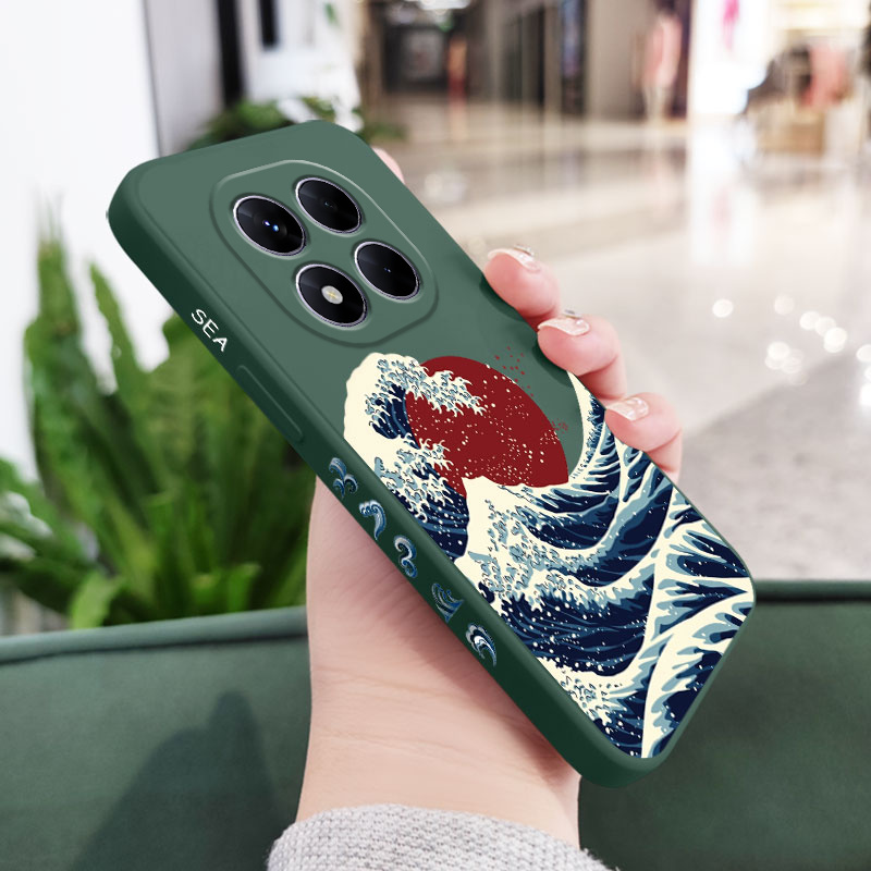 Trda ovitek za telefon: Ovitka za telefon Sunrise Wave za Redmi Note 14 13 12 11 10 9 9A 9C 8 8T 7 12S 11S NFC za Redmi 14C 13C 12C 10C 12 13 11