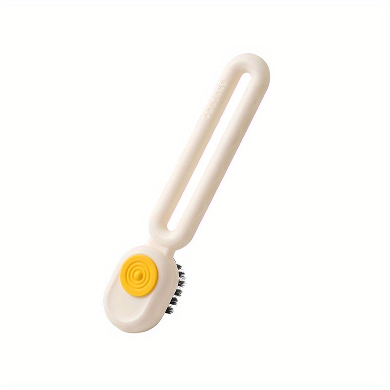 TEMU 1 Cepillo de Limpieza Mejorado con Dispensador de Jabón y Espuma - Ideal para Ropa, Zapatos y Ropa Deportiva, Mango Ergonómico Antideslizante,