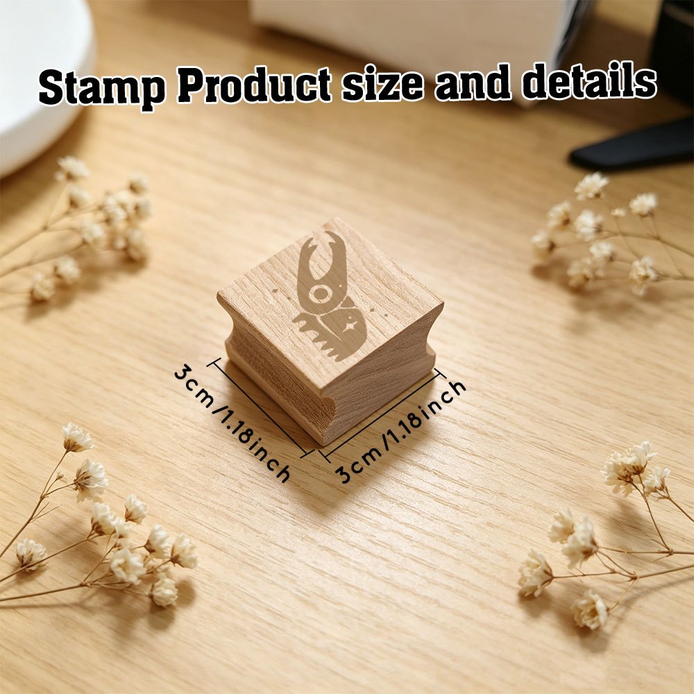 DIY Wood Stamp for Journaling and Creative Stationery