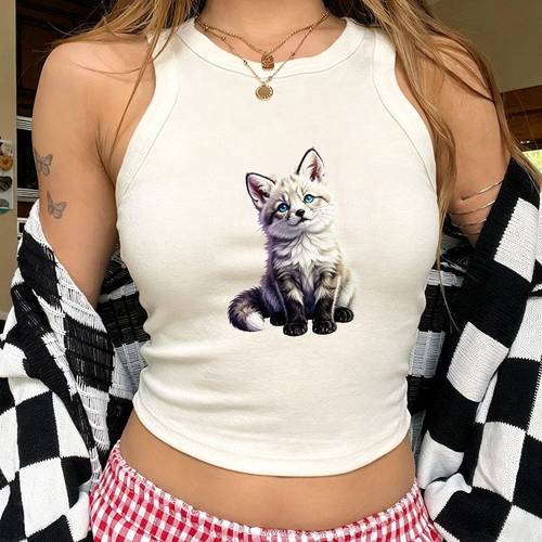3pcs 2d flat heat transfer stickers compatible for iron on transfers heat press appliques adorable fox cub patches multicolor vinyl heat press appliques washable durable designs suitable for t shirts jeans hoodies backpacks cushions
