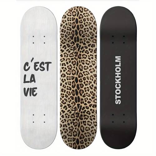 2d flat 2d flat set of 4 skateboard prints suitable for use in the bathroom or living room size 8x10 inches