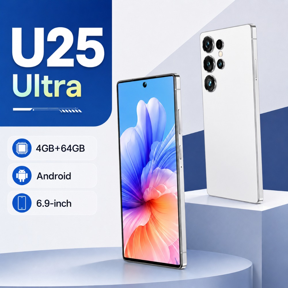 fashionable music and gaming phone of 2026 c25 ultra 4gb 64gb     smartphone 6 9 full hd display built in pen unlocked for worldwide use   earphone and case Product details 7