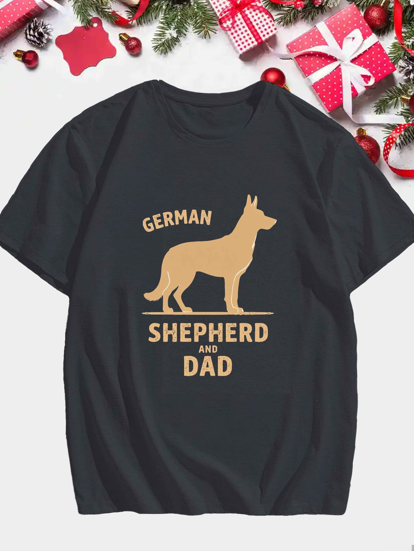 vintage pattern t-shirt perfect father's day gift for dog lovers