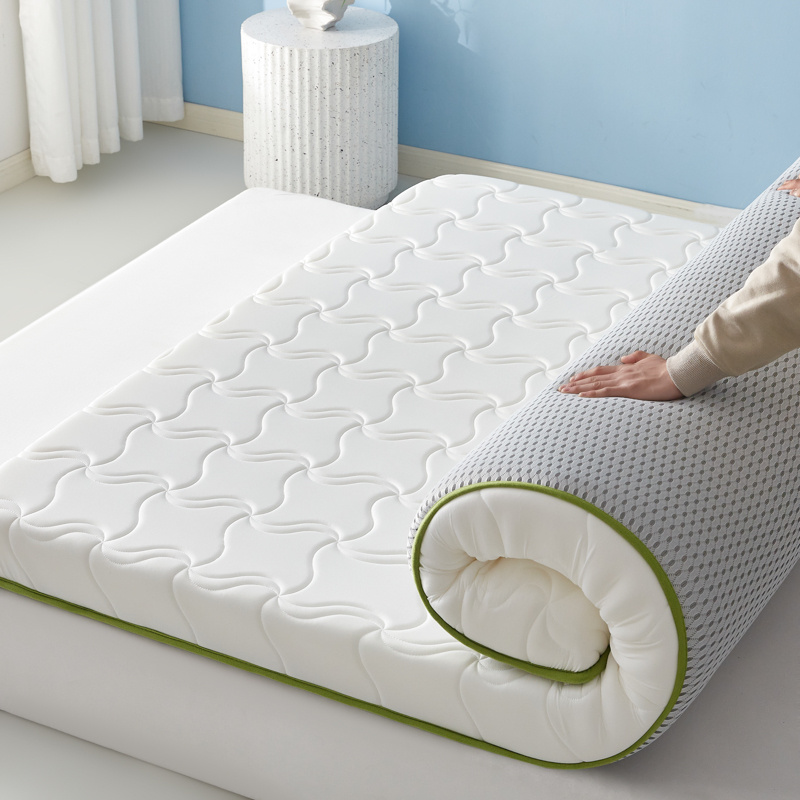 foldable foam mattress suitable for bedrooms camping thickened 4cm pressure bed with quilted cover soft breathable suitable for dorms tatami floors outdoor use sturdy portable mattress design