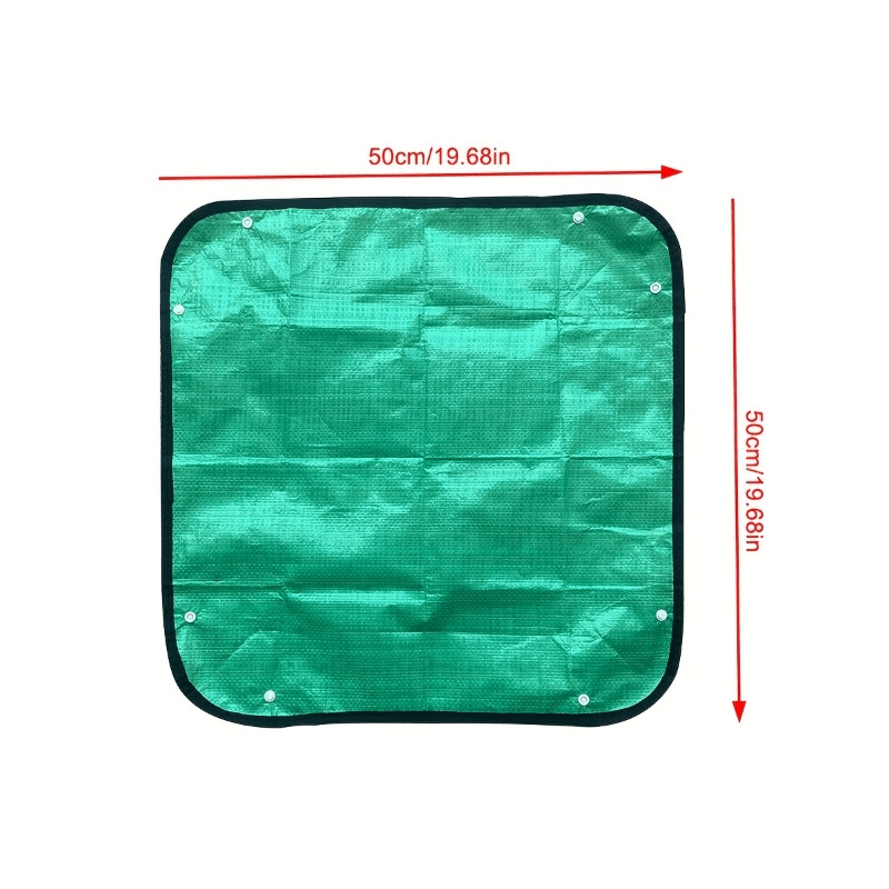 TEMU Tapis de plantation de jardinage imperméable et résistant aux taches, épaissi et durable, couleur turquoise, tapis de mélange de terre facile à