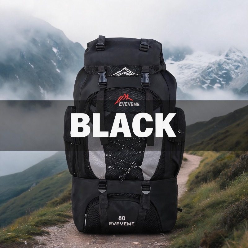 Image of 70l Hiking Backpack For , Lightweight Travel Daypack For Camping And Trekking, Large Capacity Unisex Rucksack For Hiking, Climbing, And Traveling