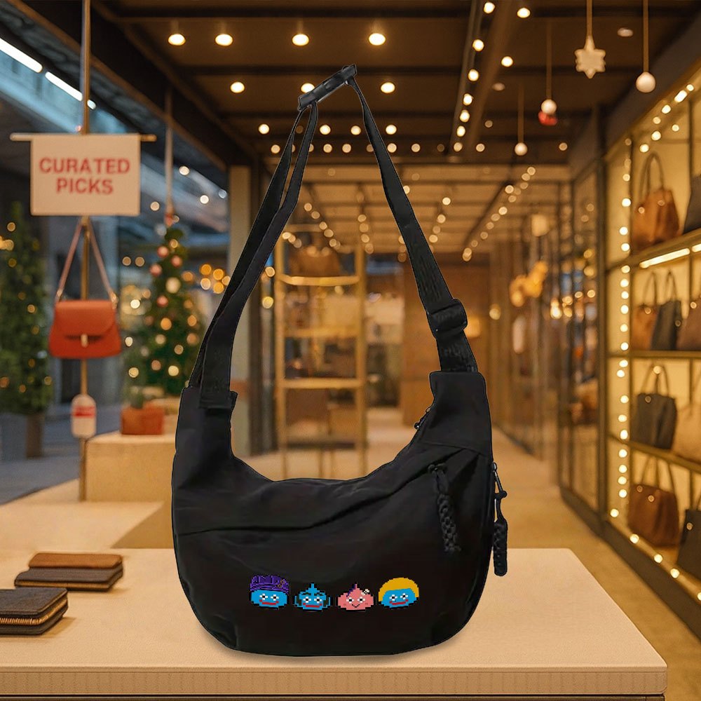 TEMU 【軽量】デザインのス スポーツ クロスボディバッグ。通勤や普段使いに最適。レトロなシンパートメント トートバッグは、ストリートスタイルにもおすすめ。