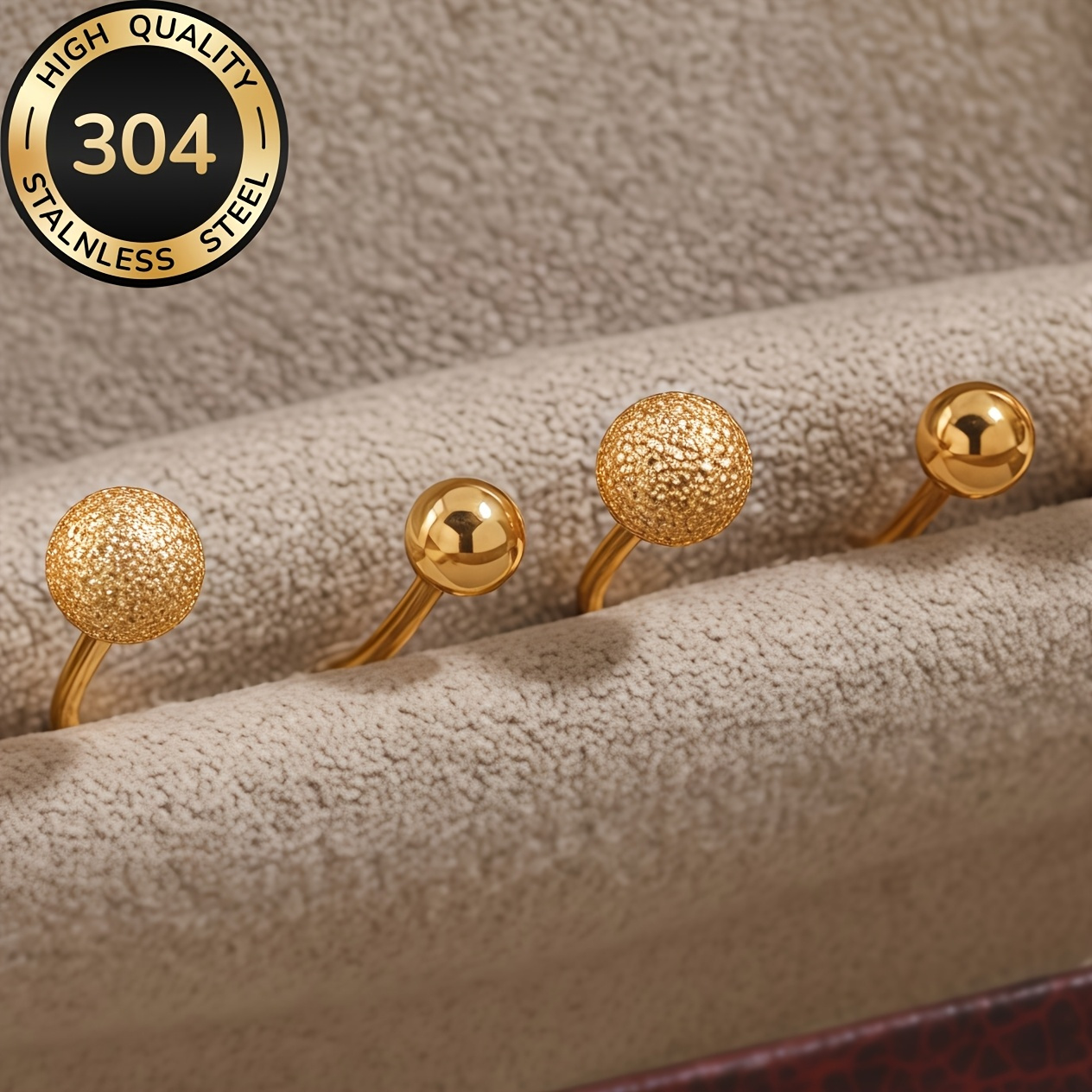 Image of Elegant 304 Stainless Dangle Earrings With - Versatile U-shaped Studs For Women, Ideal For Daily Wear, Parties, Gifts, Music Festivals, And Special Occasions