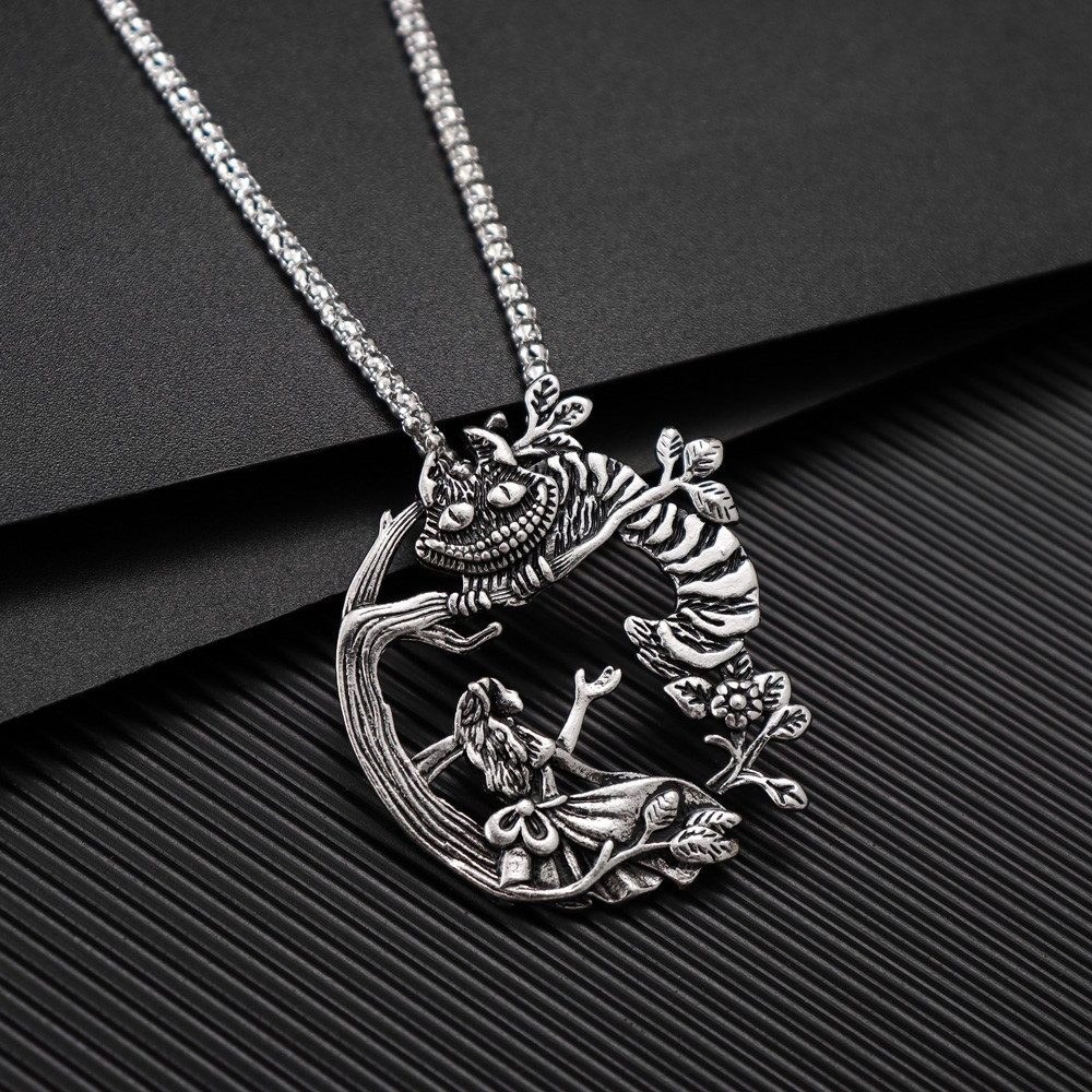 

Alloy Cat Pendant Necklace - In Unisex Jewelry