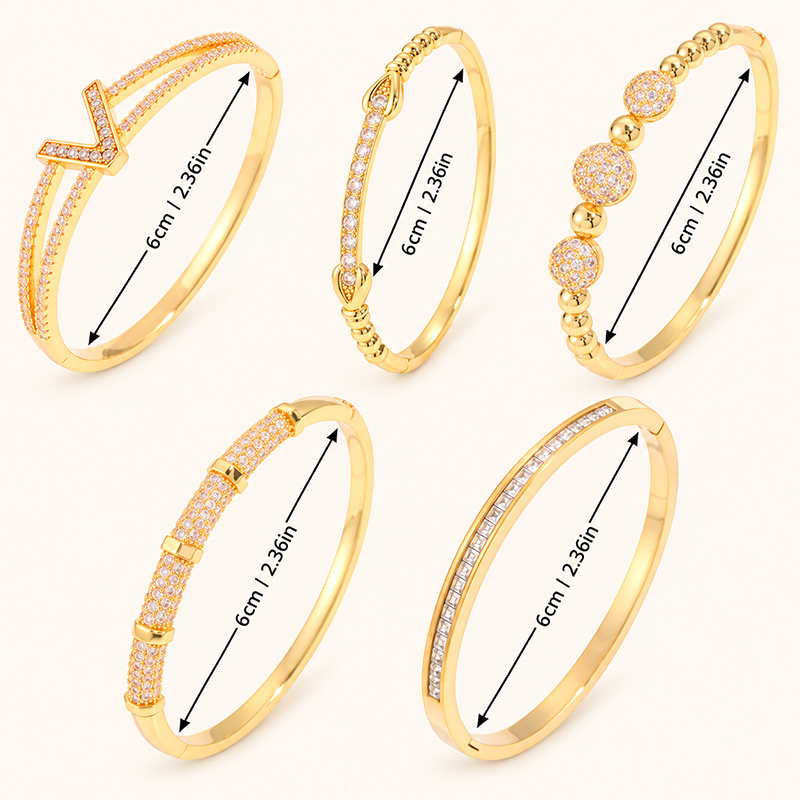 Women's Versatile 5pcs Wrist Set, Minimalist Metal Silhouettes
