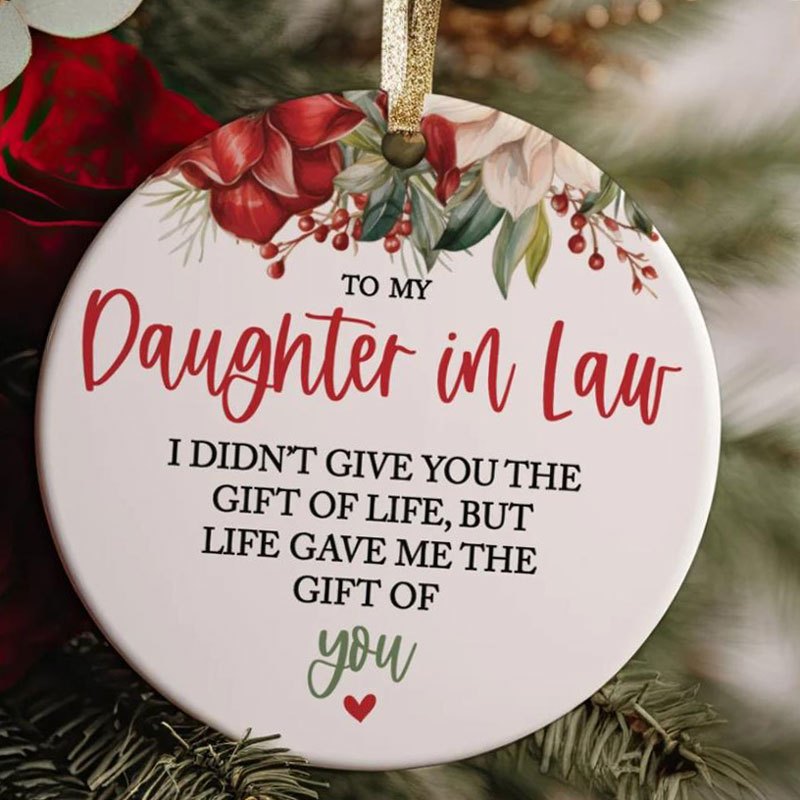TEMU -piece Gift For Mother-in-law, A Gift To Life, But Life Has You As Daughter. Christmas Decoration Gift Suggestions