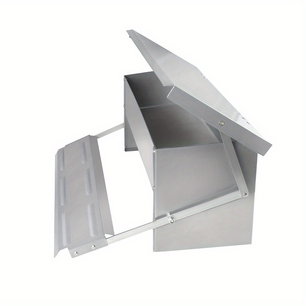 Automatic Chicken Feeder For 5kg/10kg Feed, Poultry Feeder With Self-opening Pedal And Waterproof Lid, Feeding Trough For Chickens