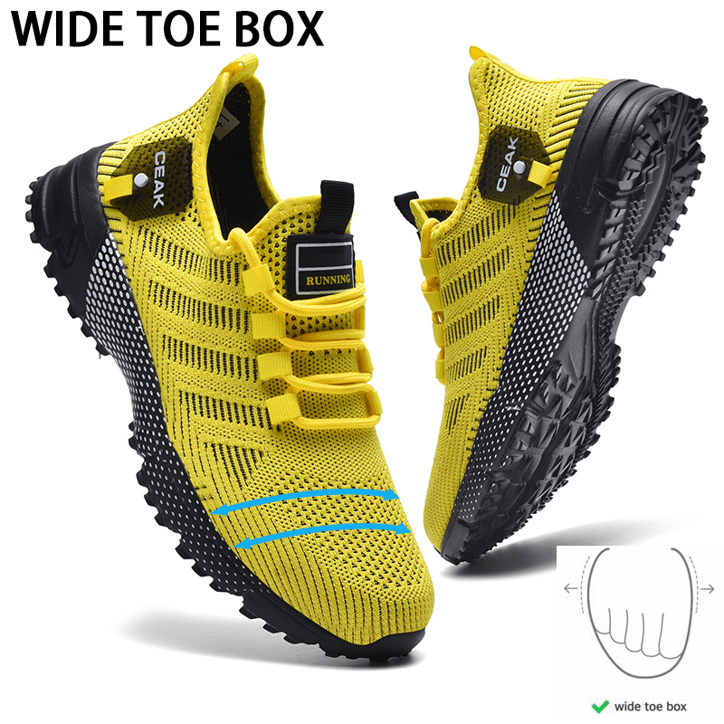 Men's Plus Size Wide Toe Athletic Training Shoes