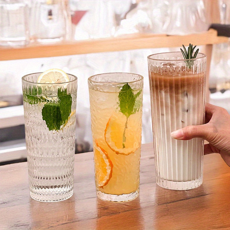 large capacity clear   cup with lid built in straw elegant modern tumbler for iced americanos home office or gifts durable glass construction spill proof design for hot cold beverages office drinkware contemporary drinkware premium drink container reusable drinkware gift   Product details 4
