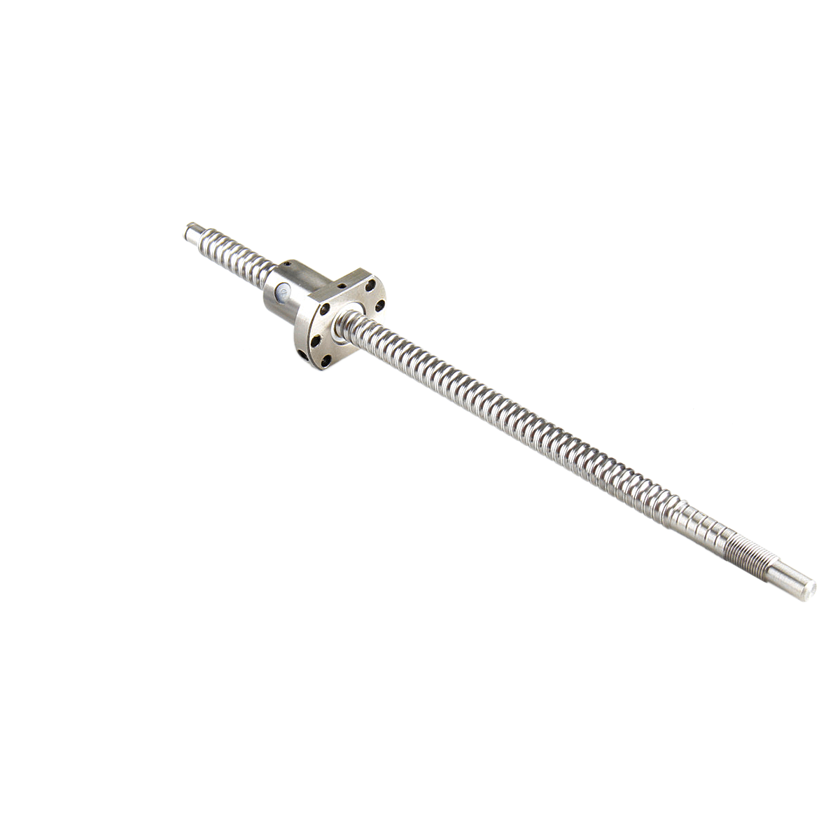 Image of 1pc 300mm Stroke Sfu1204 Ball Screw Complete With Ball Screw Nut, Smooth Linear Motion Drive Accessory Replacement Parts For Cnc Router Engraving Machine And 3d Printing Equipment