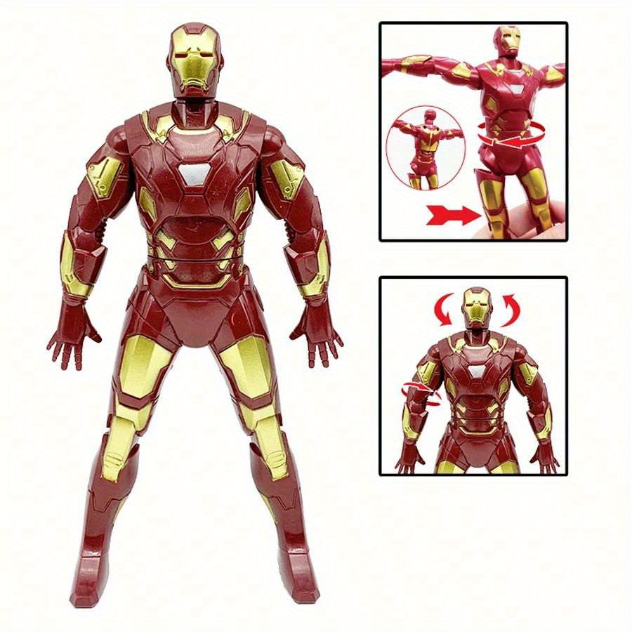 TEMU Action Figures Featuring Iconic Superheroes, Complete With And Leg-press Action. Ideal For Collectors And An Holiday Present!
