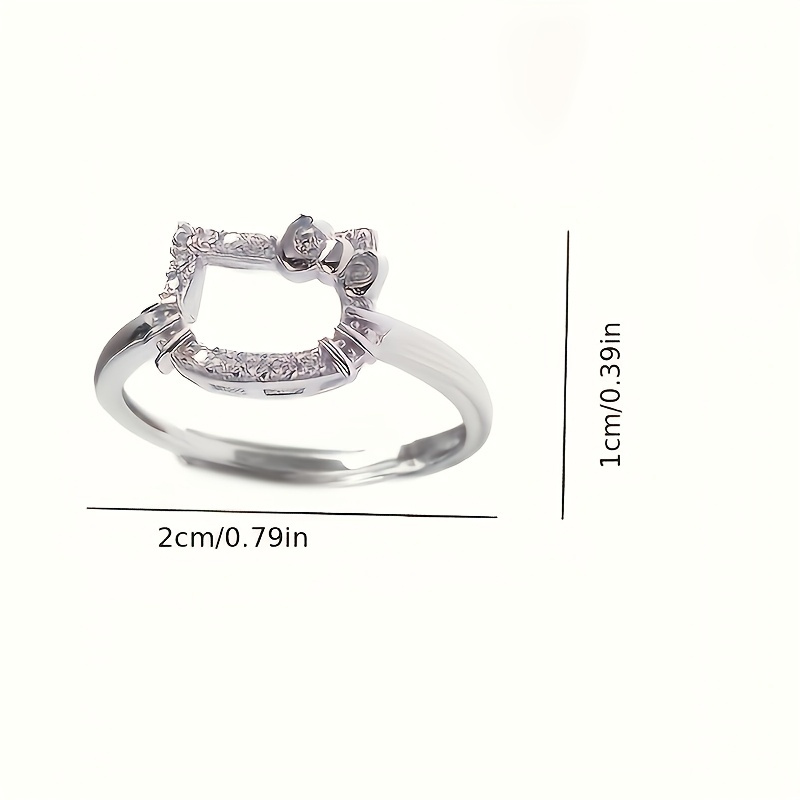1 anillo de  , anillo de  , regalo de  , anillo de   lindo para  , pequeño regalo de  , anillo de   para mujer, anillo de   de dibujos animados, regalo   y   de san valentín  ,  , amante, pequeño regalo,   sorpresa 3