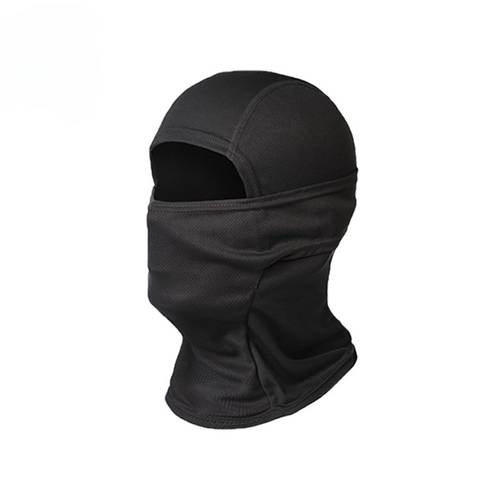 black balaclava size s quick drying sweat absorption full face mask windproof sweat absorption full face helmet liner for female moto enthusiasts