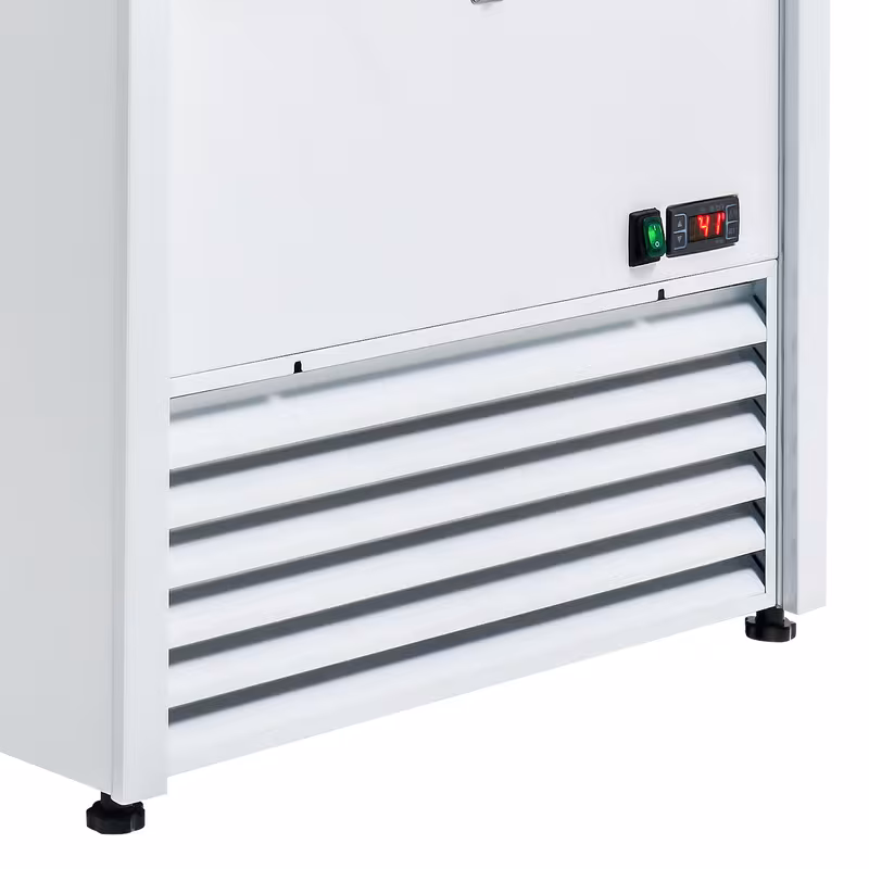 refrigerator for commercial displays in restaurants a showcase for cafes and shops featuring a 6 7 cu ft capacity and a vertical air curtain design measuring 27 6 inches Product details 4