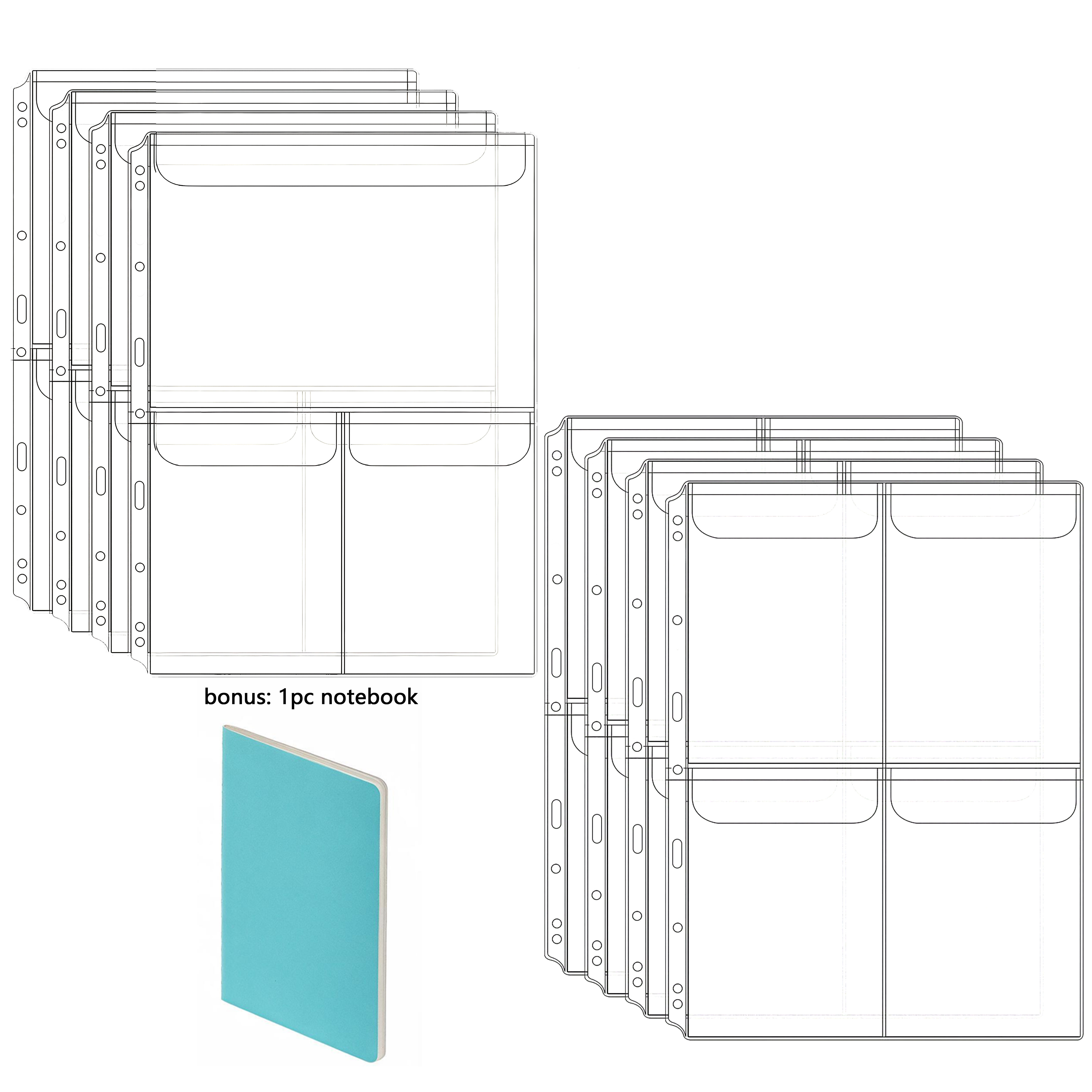 loose leaf binder notebook a4 sold on Temu United States