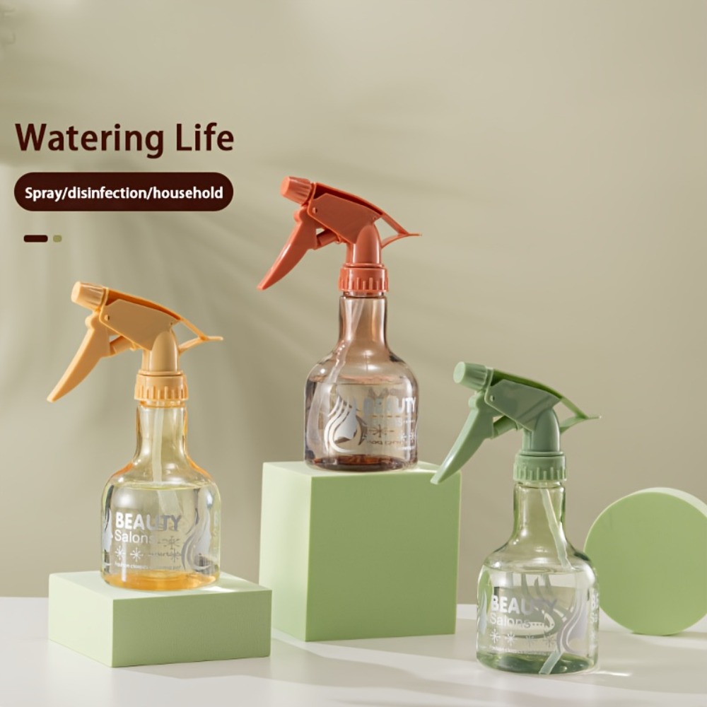 1pc handheld spray bottle with ergonomic grip precise nozzle refillable leak proof sprayer suitable for disinfection gardening home cleaning plant watering battery free   lid compact plastic Product details 1