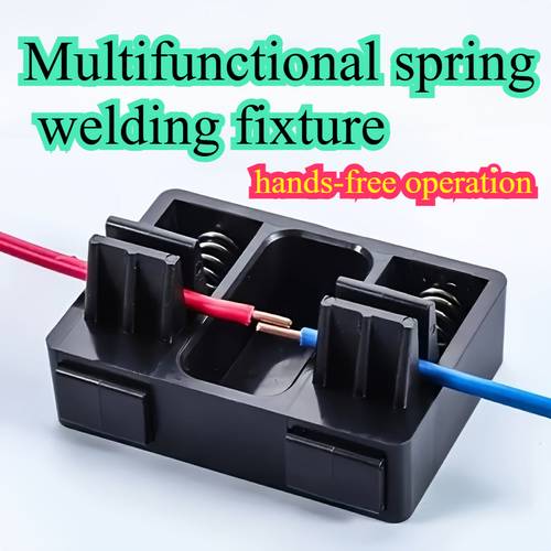 item picture 1 functional spring splicing clamp adjustable auxiliary hand tool and release wire connector for electronics repair automotive wiring welding hands free operation durable tool ideal for fathers day