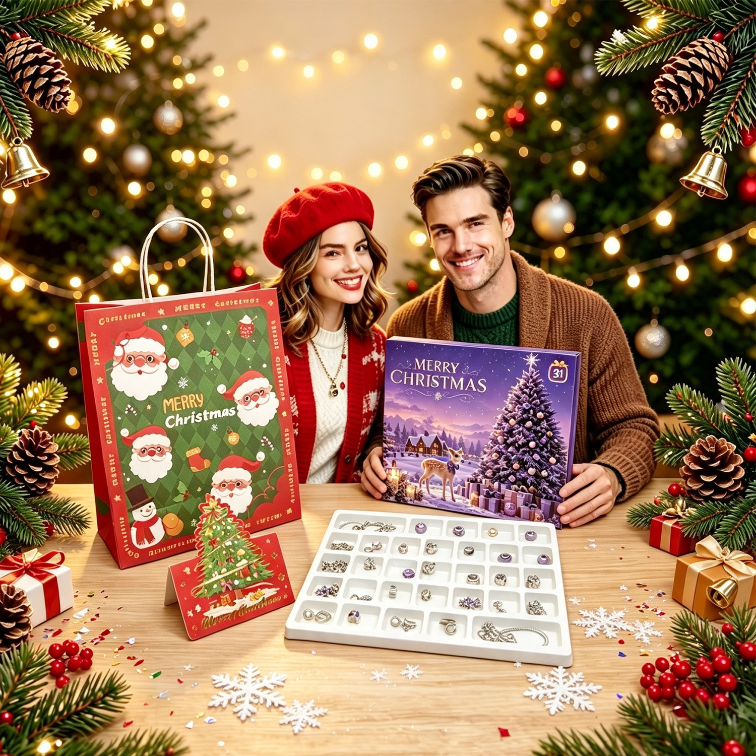 2026 New Christmas Countdown Calendar Ornament Gift