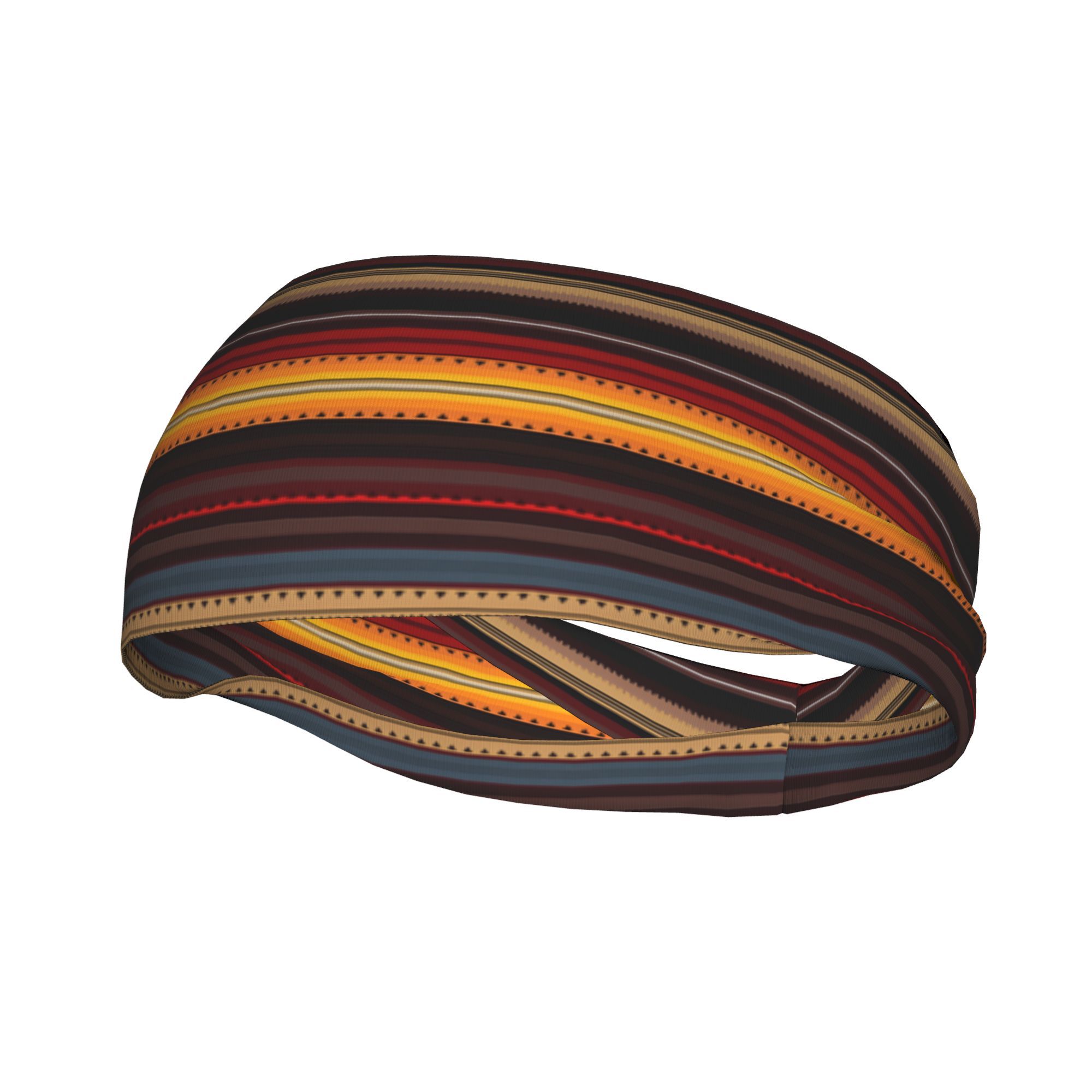 TEMU Casual Headband Inside The 2d Print Design Daily Wear Exercise Hair Accessory Stretchy Headband Hygroscopic Fit For Exercise Lightweight For