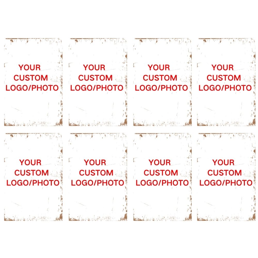 TEMU 2d Flat, 2d Flat 8pcs Custom Metal Sign With Your Own Image/logo/text, Personalized Vintage Style Retro Sign Custom Sign For Wall Outdoor,