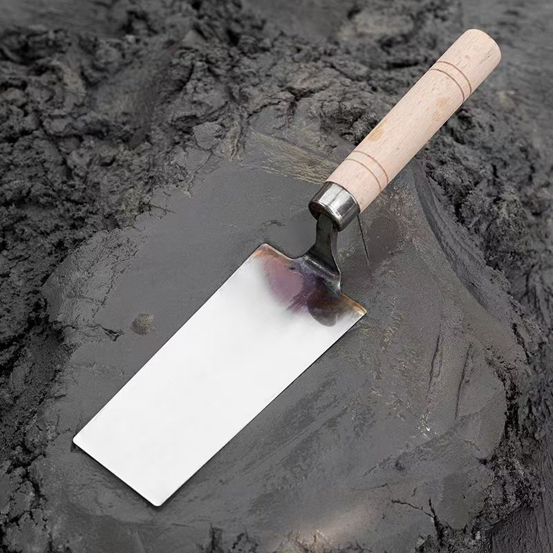 precision crafting stainless steel pottery shovel with integrated dish molding tool long handle trowel for clay sculpting and crafting details 2