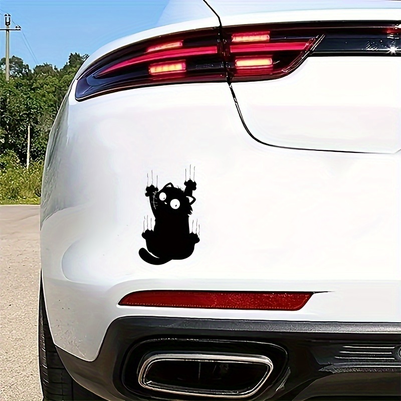 1 Premium Naughty Cat Vinyl Sticker - Waterproof And Scratch-resistant, Easy To Apply To Car Bumper, Notebook Computer Decal - Suitable For Suvs, Trucks, Cars With Design - Ideal Christmas Gift