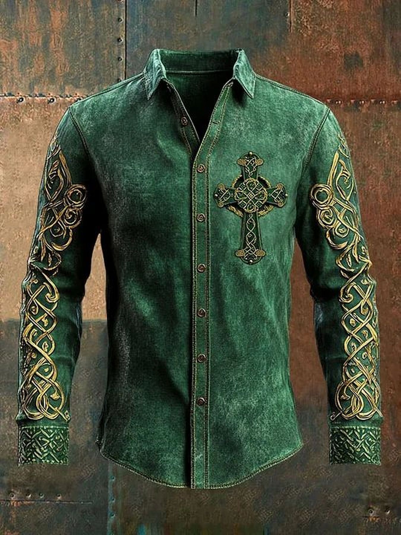 velvet shirt men sold on Temu United States