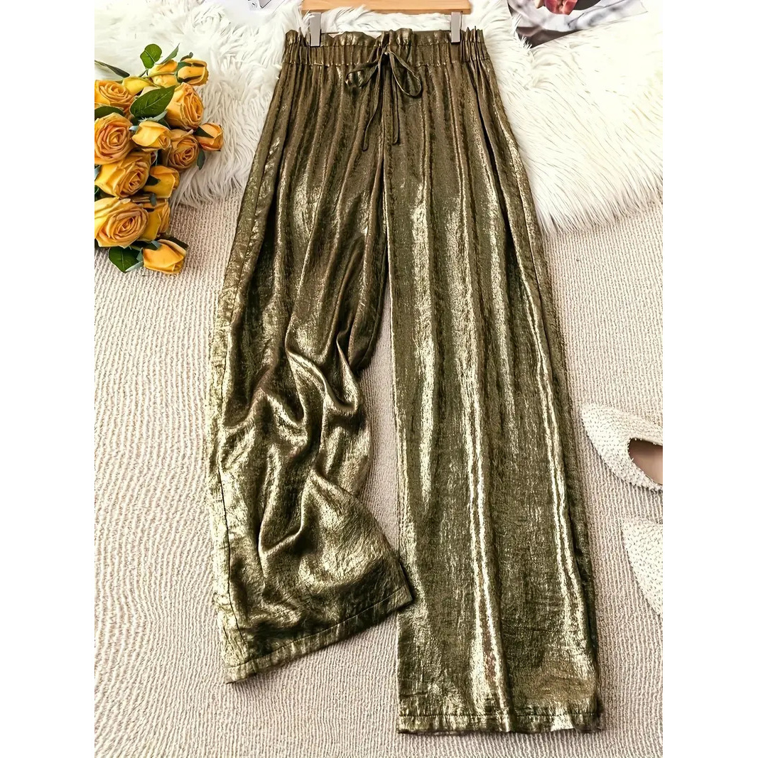 

Loose Pants, Long Pants, Belt, Casual Loose, Adult Fashion Pants