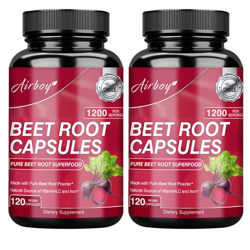 root capsules 1200mg rich in vitamins minerals for women and men gluten free vegan 2 bottles