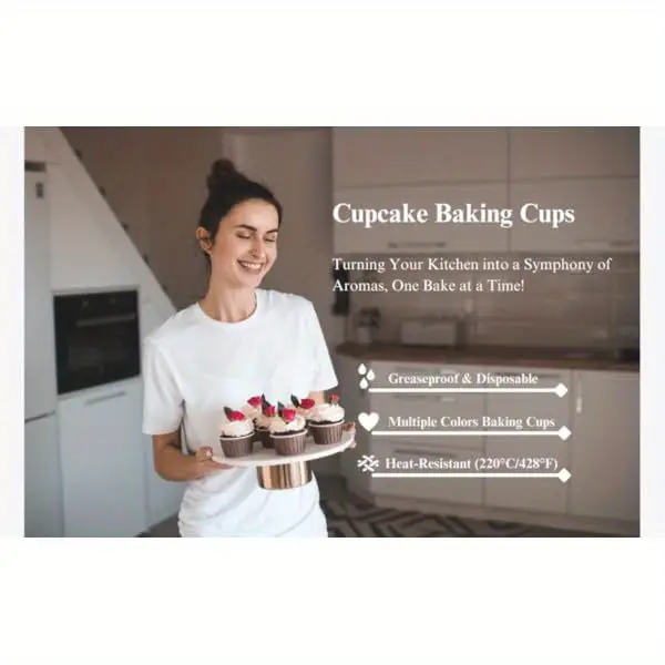 150pcs blue cupcake baking cups - greaseproof paper liners with standard size (3.5oz) for weddings, birthdays, christmas & parties | disposable elegant wrappers for cupcakes, desserts, mini pies | grease-resistant & easy | ideal for home & professional bakers, large cupcake cases, cupcake accessories, large muffin cases, dessert presentation, party supplies, festive baking, disposable liner Product details 0