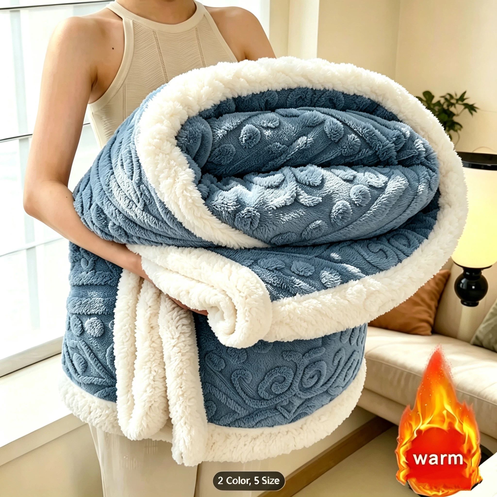 Full Size Bed Blanket, Lightweight With No Heavy Feeling, Suitable For , Neutral Versatile Color, Home Couch Throw Blanket Office Nap Blanket, Multi-functional Plush Blanket, Machine Washable
