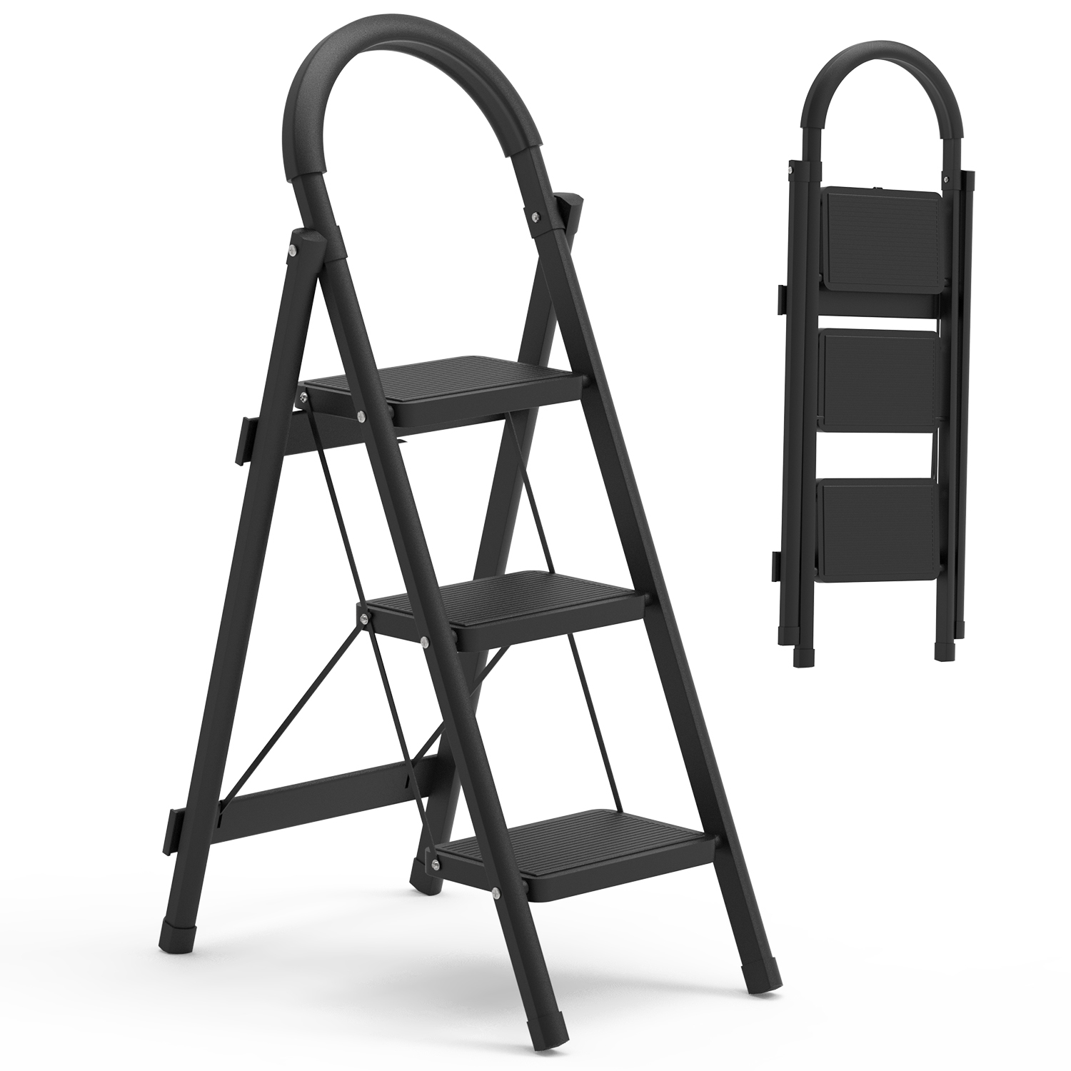 3 step ladder lightweight sold on Temu United States