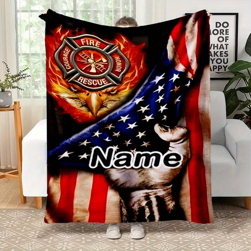 

Printed , Patriotic , Polyester Fleece, For Bed, Sofa, Office Chair, Camping, ,