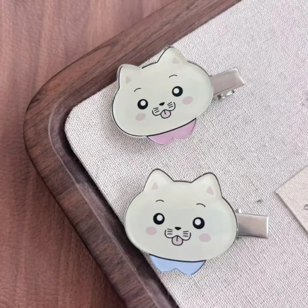 TEMU A Set Of 2 Hair Clips, Made Of Metal And Plastic, Featuring A Cute Cat Design, Suitable 14 And Up - A Perfect Gift