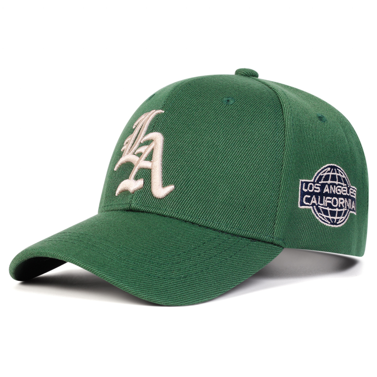 E-shop Damen Gothic LA Baseball Cap Side Earth Fashion Fünfteilige Mütze Outdoor Verstellbare Sonnenhut Lässige Cap Geeignet für Frühling Herbst Reise
